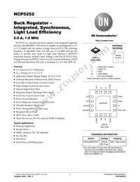 NCP5252MNTXG Datasheet Cover