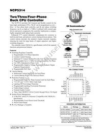 NCP5314FTR2G Datasheet Cover