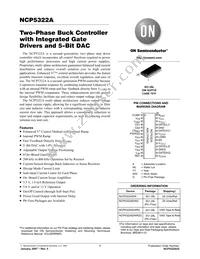 NCP5322ADW Datasheet Cover