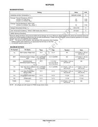 NCP5355DG Datasheet Page 3