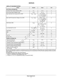 NCP5378MNR2G Datasheet Page 4