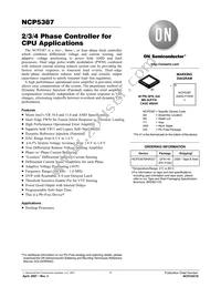 NCP5387MNR2G Datasheet Cover