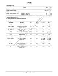 NCP5424AD Datasheet Page 3