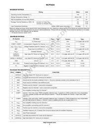 NCP5424DR2G Datasheet Page 3