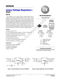 NCP630GD2TR4 Datasheet Cover