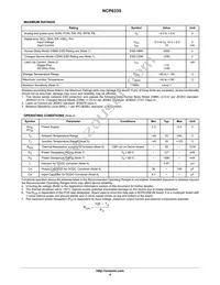 NCP6335FFCT1G Datasheet Page 4