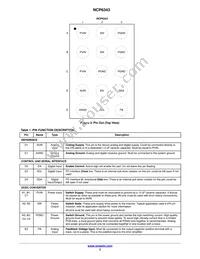NCP6343BFCCT1G Datasheet Page 3