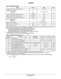 NCP6343BFCCT1G Datasheet Page 4