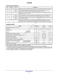 NCP6360FCCT2G Datasheet Page 3