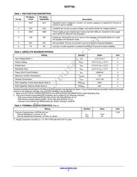 NCP705EMT33TCG Datasheet Page 3