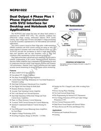 NCP81022MNTXG Datasheet Cover