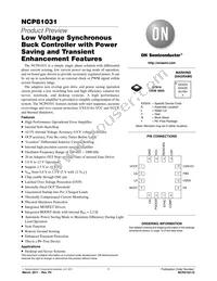 NCP81031MNTWG Datasheet Cover