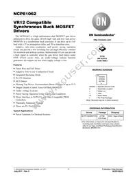 NCP81062MNTWG Datasheet Cover