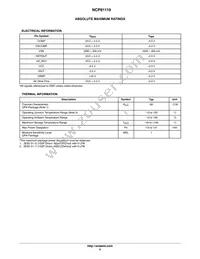 NCP81119MNTXG Datasheet Page 5