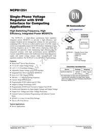 NCP81251MNTXG Datasheet Cover