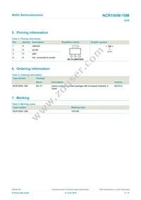 NCR100W-10MX Datasheet Page 2