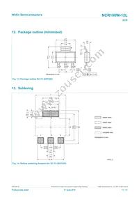 NCR100W-12LX Datasheet Page 11