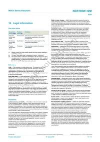 NCR100W-12MX Datasheet Page 13