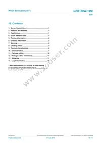 NCR100W-12MX Datasheet Page 15