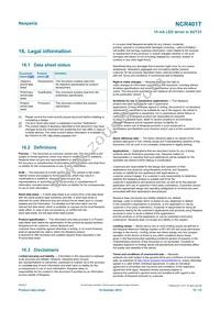 NCR401TR Datasheet Page 10