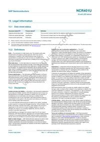 NCR401UX Datasheet Page 14