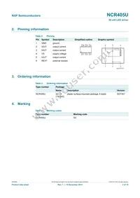 NCR405UX Datasheet Page 3