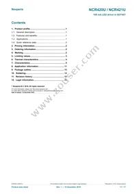 NCR420ZX Datasheet Page 17