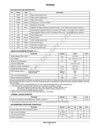 NCS2632DTBR2G Datasheet Page 3
