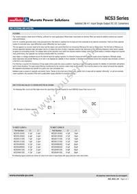 NCS3S1215SC Datasheet Page 8