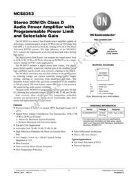 NCS8353MNTXG Datasheet Cover