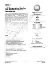 NCT214MT3R2G Datasheet Cover