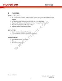 NCT3012S TR Datasheet Page 4