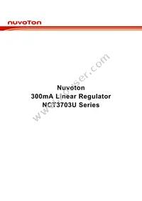 NCT3703U-475 TR Datasheet Cover