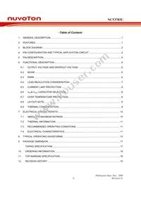 NCT3703U-475 TR Datasheet Page 3