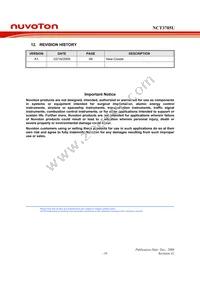 NCT3705U-475 TR Datasheet Page 23