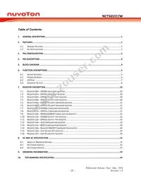 NCT5655Y Datasheet Page 3