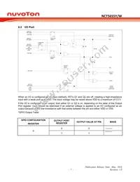 NCT5655Y Datasheet Page 11