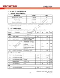NCT5655Y Datasheet Page 19