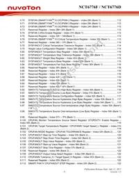 NCT6776D Datasheet Page 6