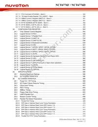 NCT6776D Datasheet Page 16