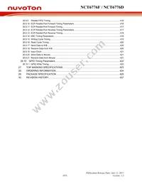 NCT6776D Datasheet Page 17