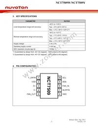 NCT7509W Datasheet Page 6