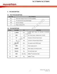 NCT7509W Datasheet Page 7