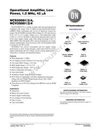 NCV20082DMR2G Datasheet Cover