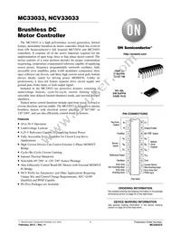 NCV33033DWR2G Datasheet Cover