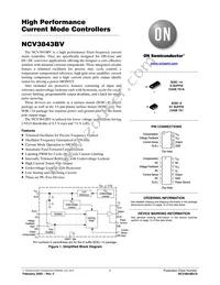 NCV3843BVDR2 Datasheet Cover