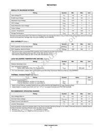 NCV47551DAJR2G Datasheet Page 3