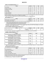 NCV47701DAJR2G Datasheet Page 3