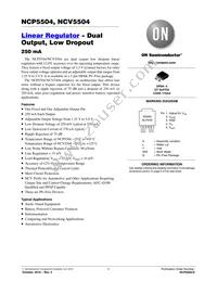 NCV5504DTRKG Datasheet Cover