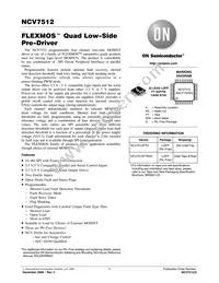 NCV7512FTR2G Datasheet Cover